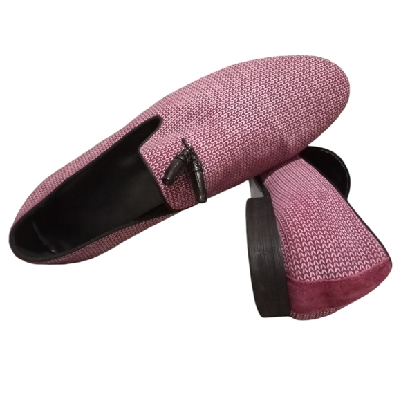 Asher Green Genuine Men's Leather Wine Loafer Size 12 - Picture 14 of 14